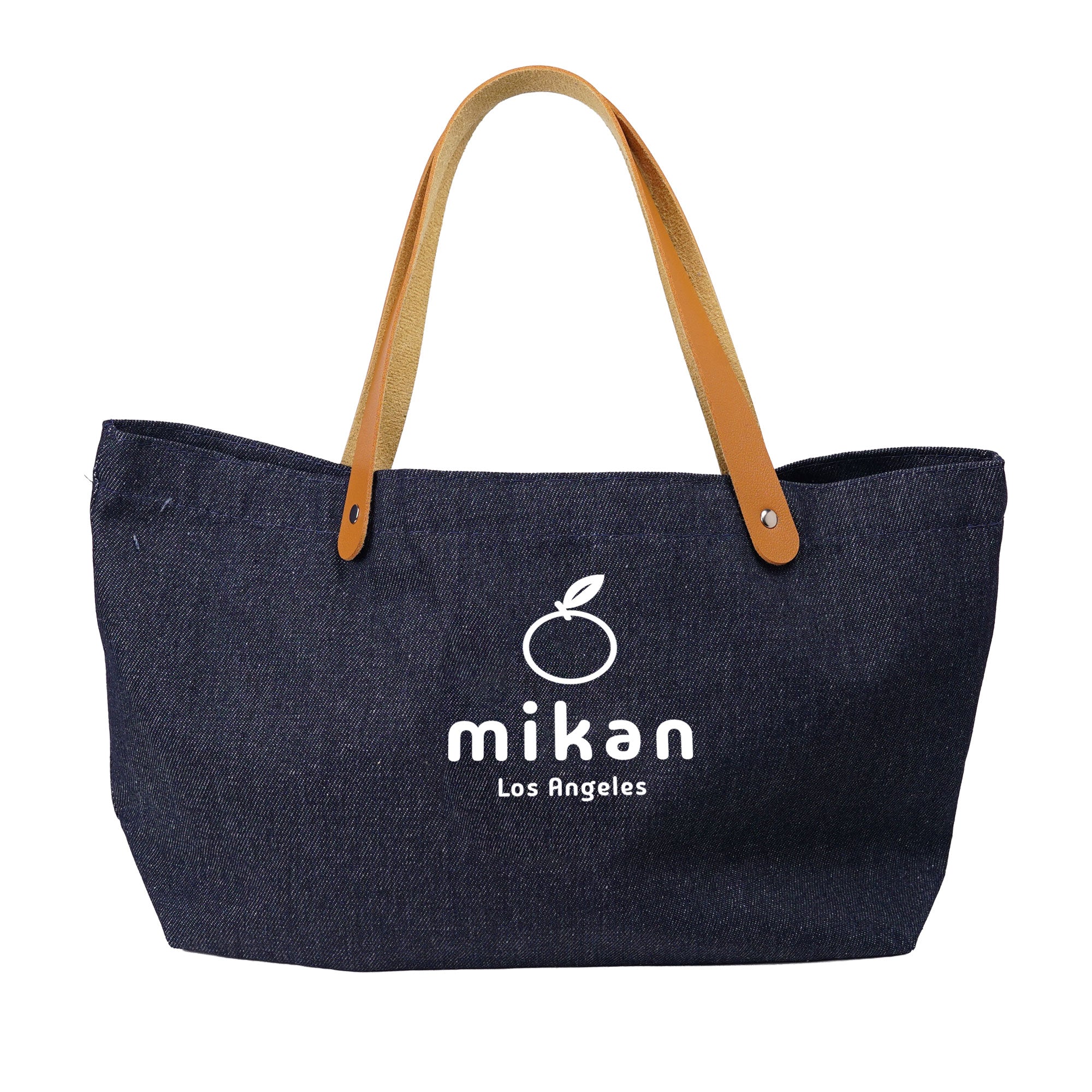 mikan Los Angeles Denim Tote Bag